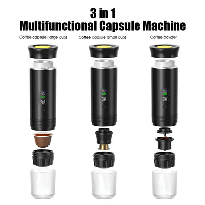 Portable espresso machine for travel, outdoor and camping