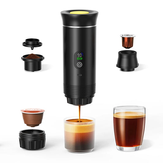 Portable espresso machine for travel, outdoor and camping